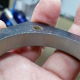 8mm steel Water Jet cut precision