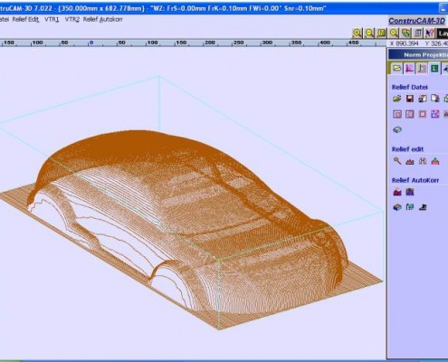 CAD rapid prototyping car