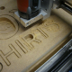 CNC milling letters MDF