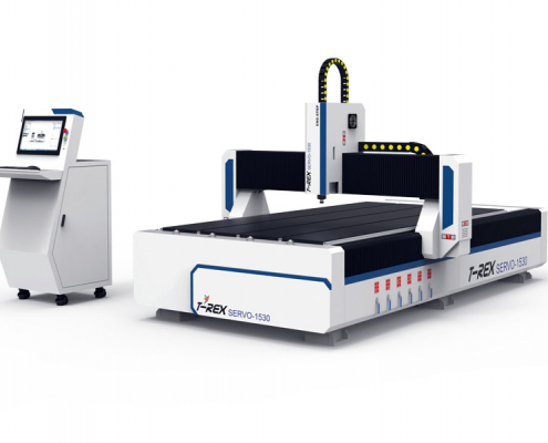 CNC portal milling machine servomotors T-Rex-Servo 1530 with control panel