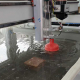 Natural stone water jet cutting