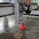 Water Jet cutting of 60mm natural stone