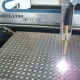 Aluminium chequer plate plasma cutting