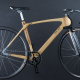 Bicycle frame from wood