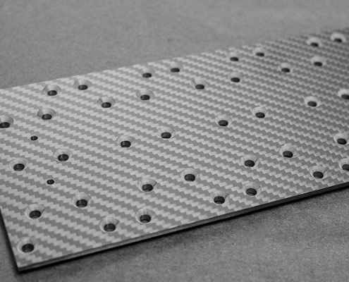 Carbon Fiber Sheet with drill holes