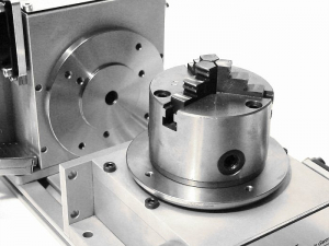 CNC Rotation Axis with Lathe Chuck