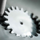 Gear wheel water jet cut