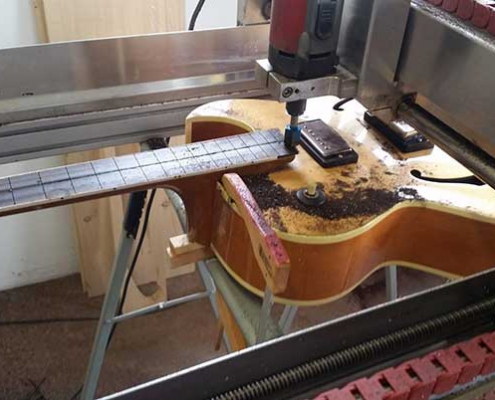 Making acoustic guitars and E-guitars