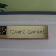 name tag brass