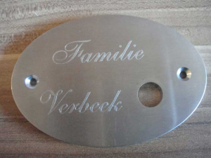 nameplate stainless steel