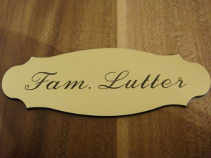 sign engraving plastic