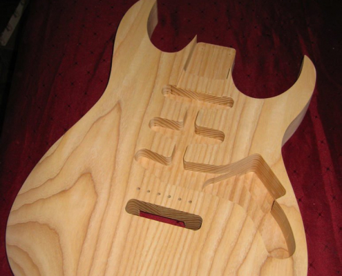 Woodworking guitar